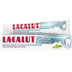 Зубна паста Lacalut Whit.Aльп.м'ята 75мл
