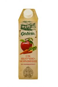 Сік Galicia Яблучно-морквяний т/п 1л