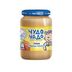 Пюре Чудо-Чадо персик та яблуко 170г