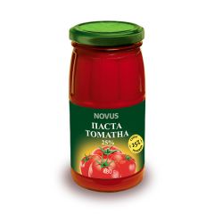 Паста томатна 25% Novus 480г