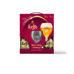 Набір пив.Leffe 2*0,75л+ кел.0,33л