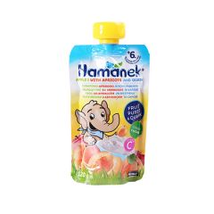 Пюре ябл/абр з сиром пауч Хаманек 120г