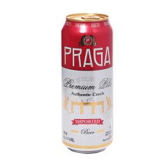 Пиво св.Praga Premium Pils 0,5л 4,7% з/б