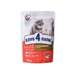 Корм конс.крол.Club 4Paws Пр.100г