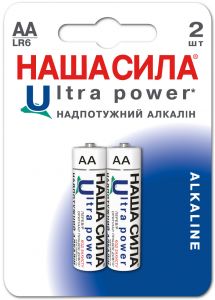 Батарейка НАША СИЛА LR6 Ultra Power 2xBL