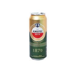 Пиво світле Amstel 5% 0,5л з/б