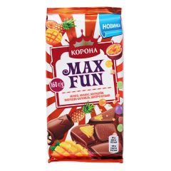 Шоколад з манго/ананас/к.M.Fun Корона150