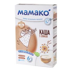 Каша 5 злаків.коз.мол.Мамако 200г
