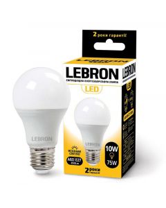 Лампа Lebron L-A60,10W,Е27,4100K