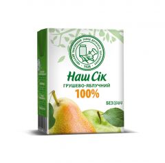 Сік Наш Сік яблуко-груша 0,2л т/п