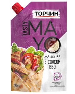 Майонез Tasty Mayo BBQ Торчин 200г