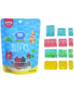 Цукерки желейні 4D BLOCK AMOS 340г