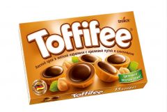 Цукерки шок.Toffiffee Шторк 125г