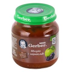 Пюре Gerber яблучне з чорносливом 130г