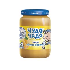 Пюре ОКЗДХ яблучне з абр.та цукром 170г