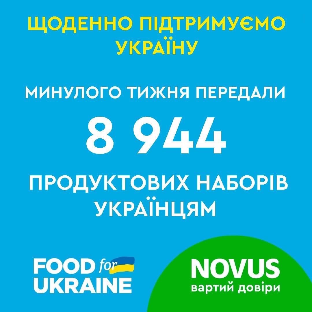 Щотижня 3-4 вантажівки з їжею їдуть до українців 
